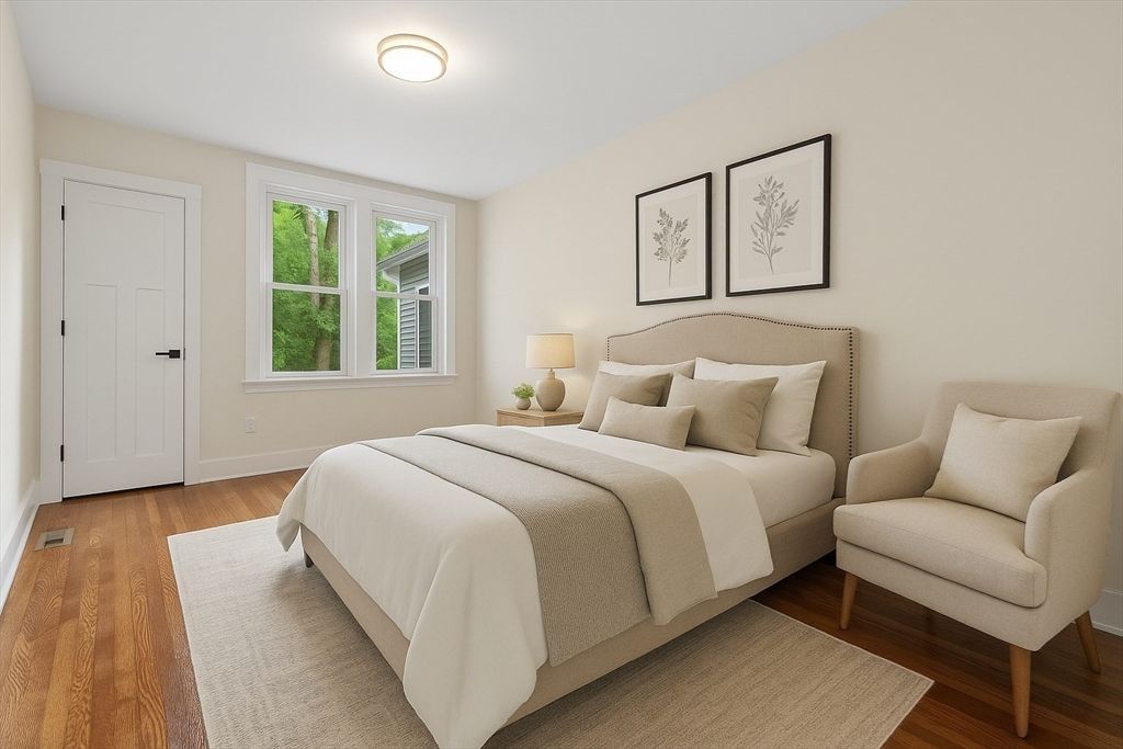 Bedroom, Interior, Wood Texture Flooring