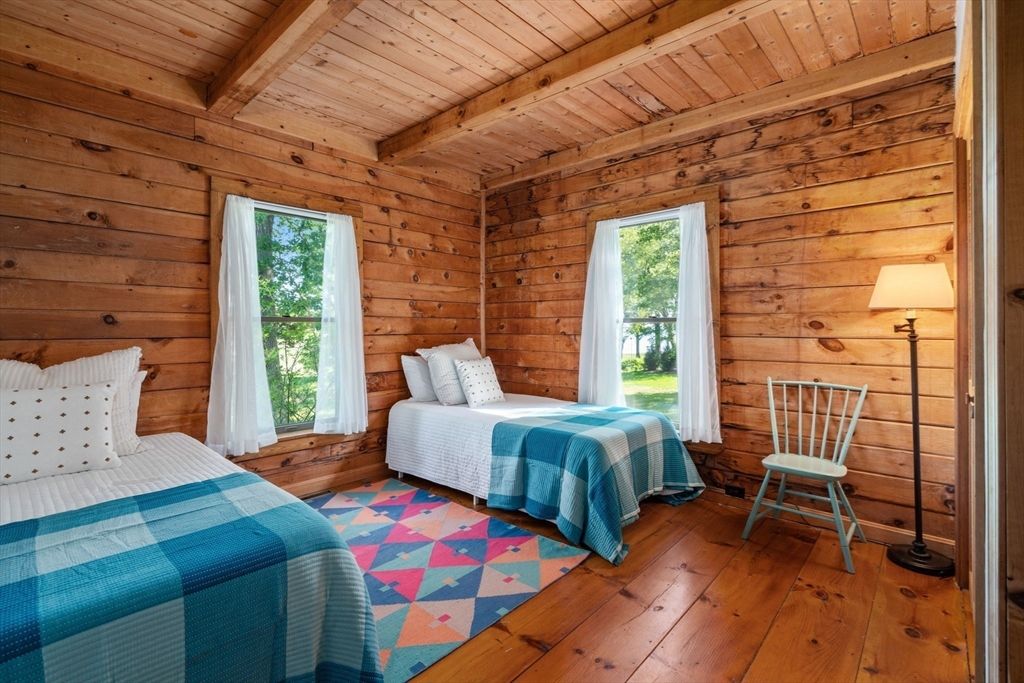 Bedroom, Interior, Wooden Beams, Wooden Ceilings, Wood Texture Flooring, Wooden Walls