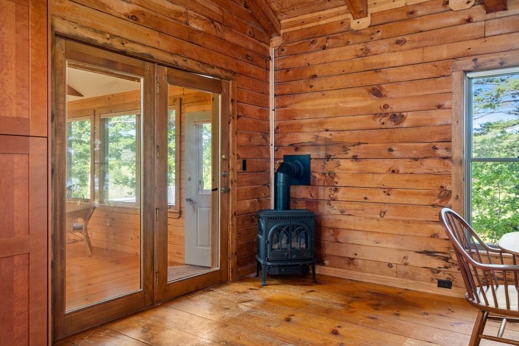 Fireplace, Interior, Wood Texture Flooring, Wooden Walls
