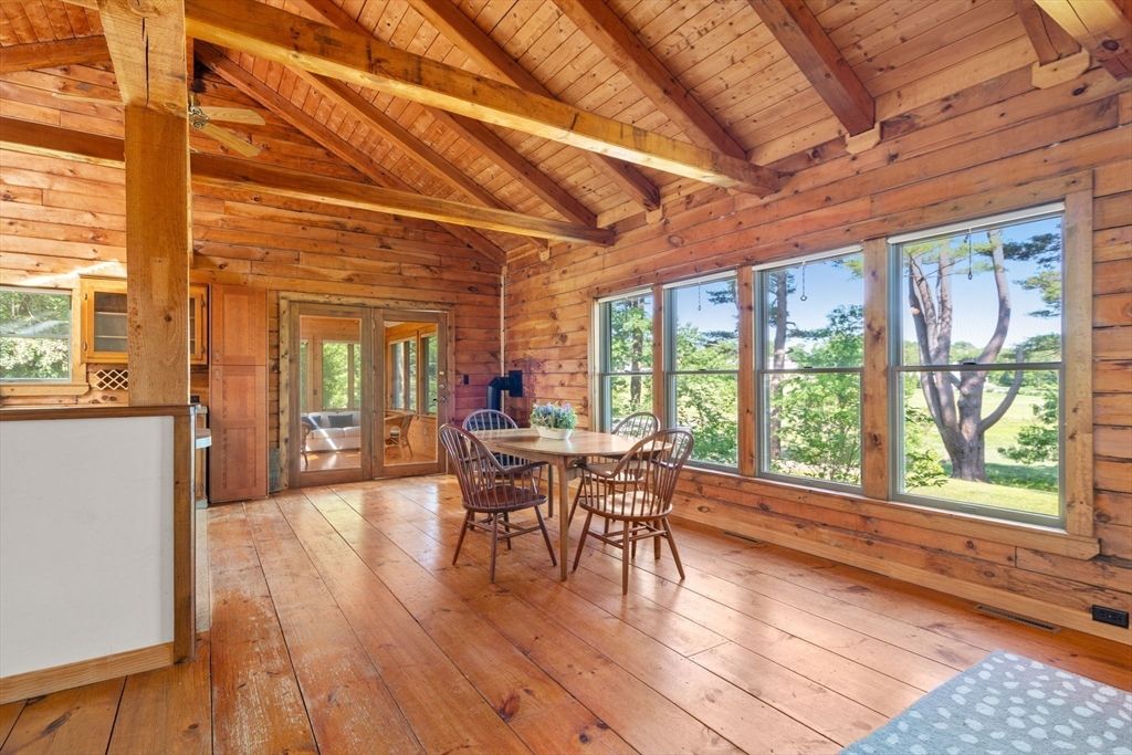 Dining room, Interior, Wooden Beams, Wooden Ceilings, Wood Texture Flooring, Wooden Walls