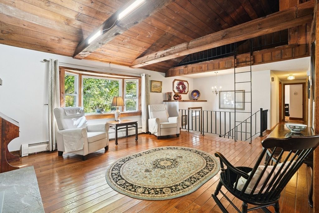 Chandelier, Interior, Living room, Pendant Lights, Wooden Beams, Wooden Ceilings, Wood Texture Flooring
