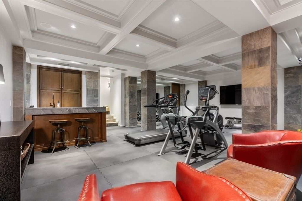 Fitness Equipment, Interior, Recessed Lighting