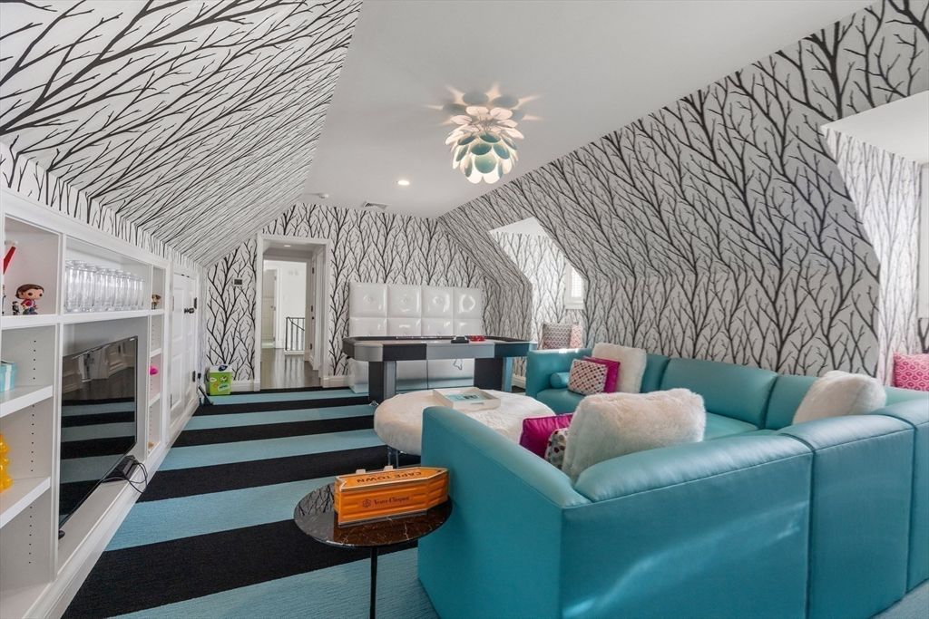 Interior, Living room, Recessed Lighting