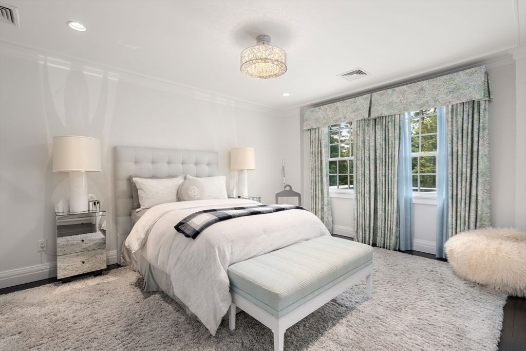 Bedroom, Interior, Recessed Lighting