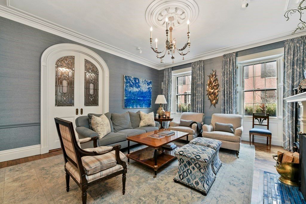 Chandelier, Fireplace, Interior, Living room, Wood Texture Flooring