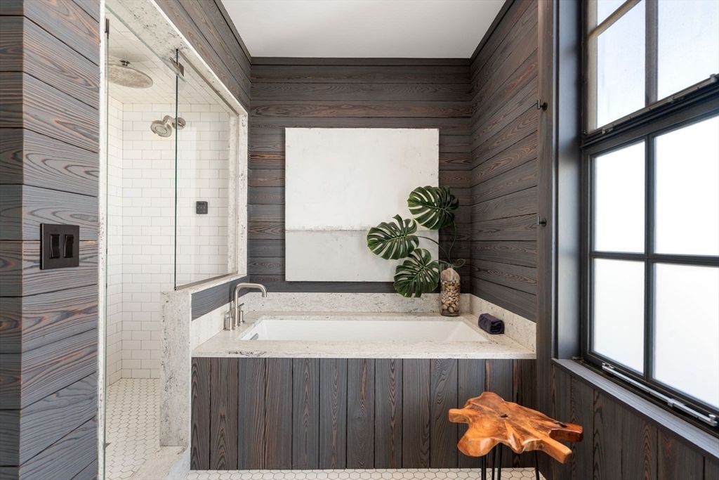 Bathroom, Interior, Wooden Walls