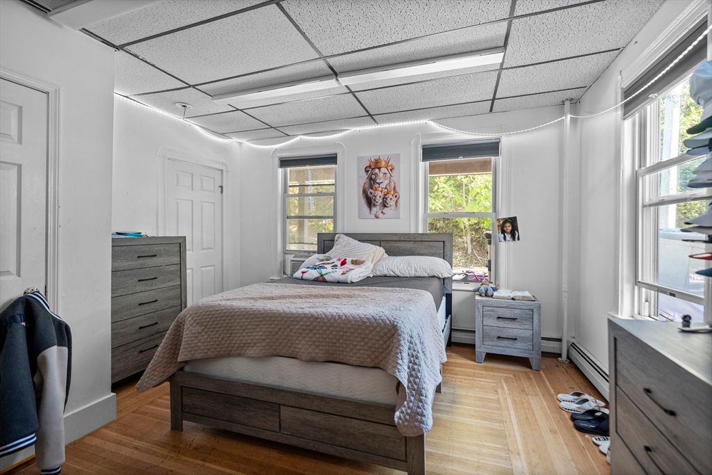 Bedroom, Interior, Wood Texture Flooring