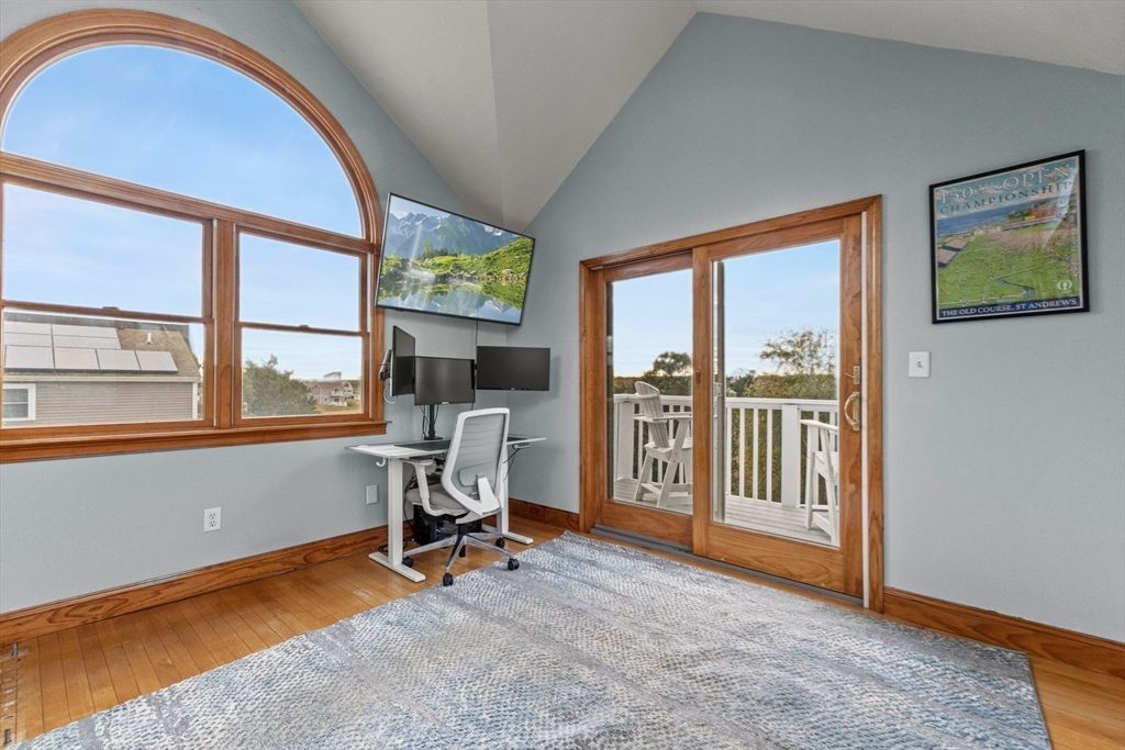 Home Office, Interior, Wood Texture Flooring