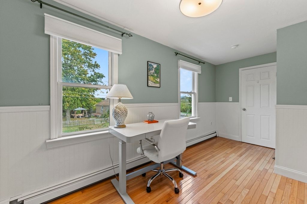 Home Office, Interior, Wood Texture Flooring
