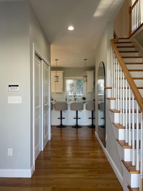 Interior, Pendant Lights, Recessed Lighting, Wood Texture Flooring