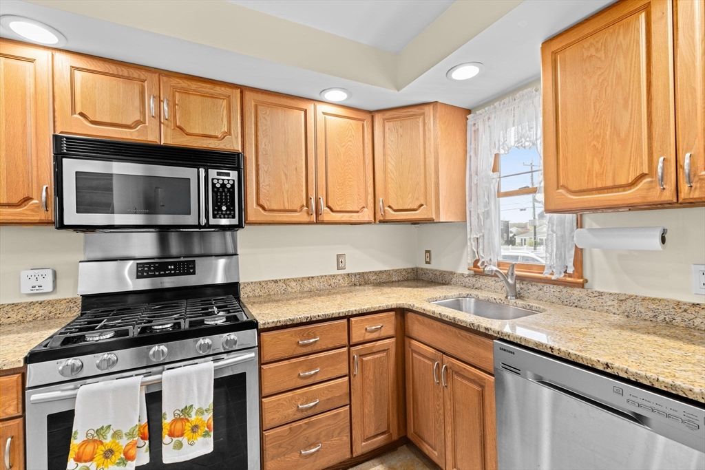Interior, Kitchen, Recessed Lighting, Stainless Steel Appliances