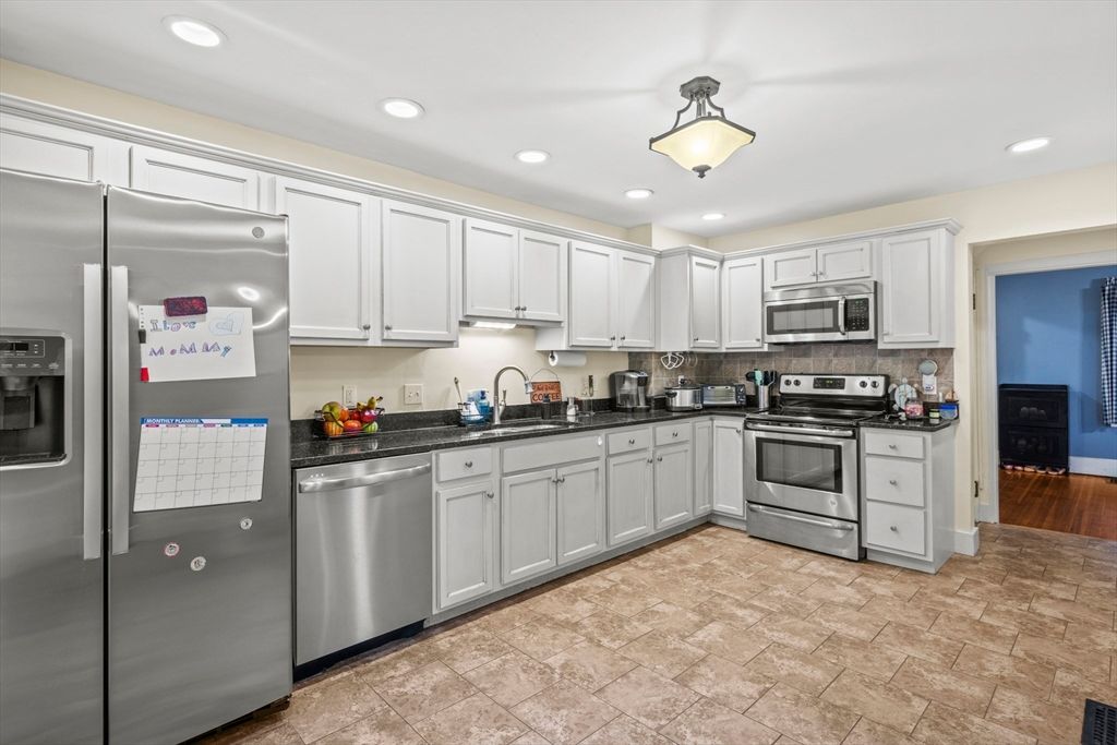 Interior, Kitchen, Recessed Lighting, Stainless Steel Appliances