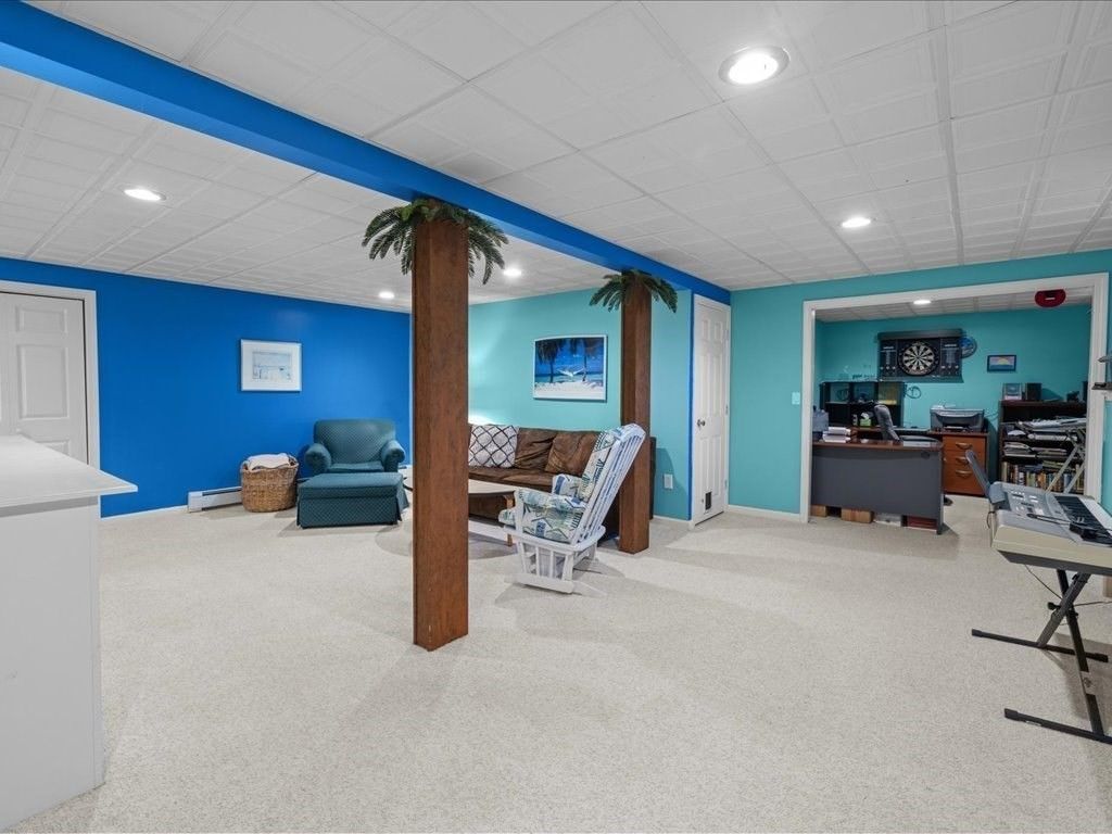 Home Office, Interior, Recessed Lighting