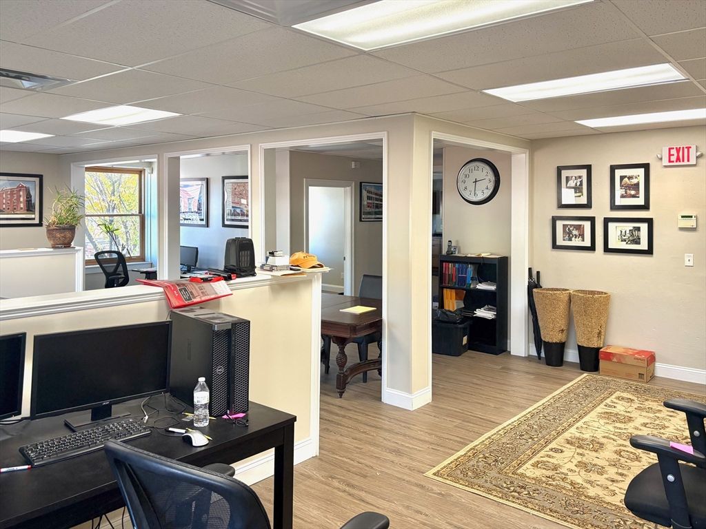 Home Office, Interior, Wood Texture Flooring