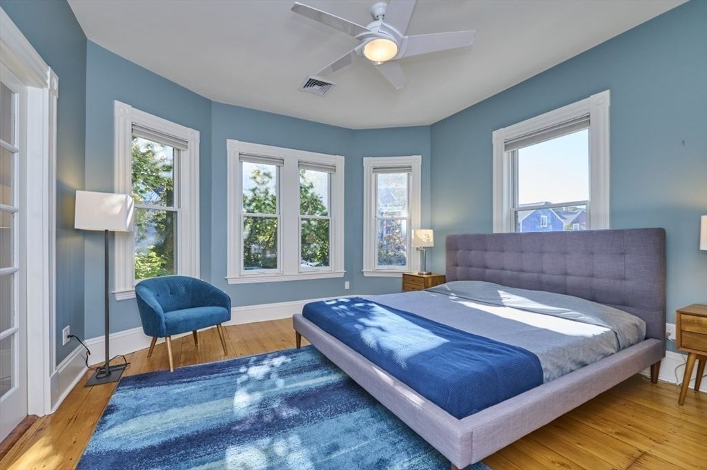 Bedroom, Interior, Wood Texture Flooring