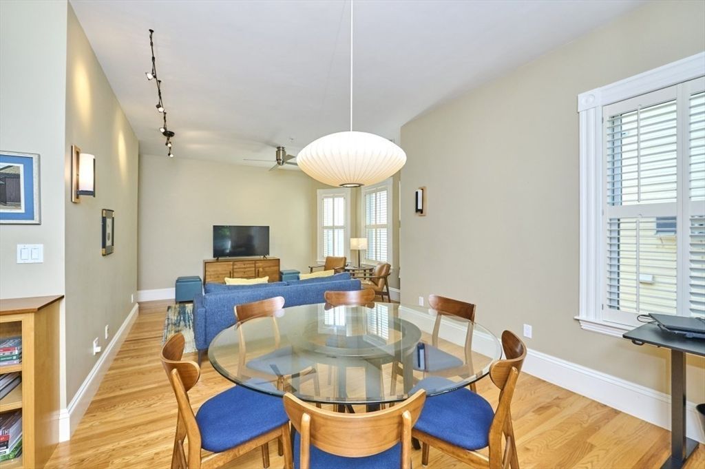 Dining room, Interior, Living room, Pendant Lights, Wood Texture Flooring