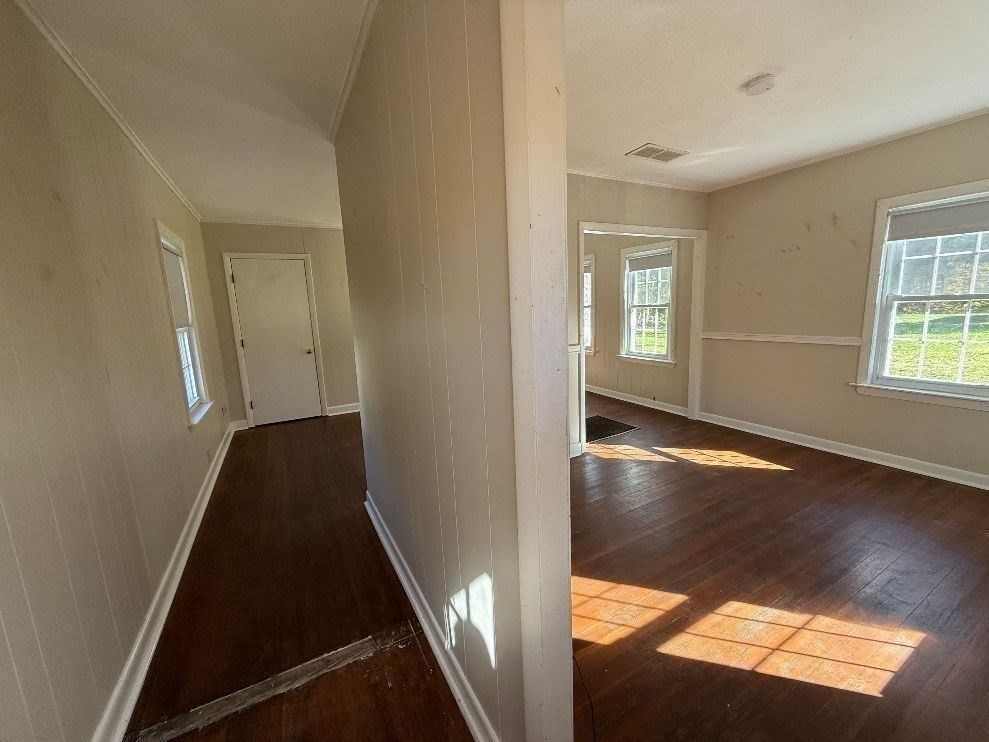 Empty room, Interior, Wood Texture Flooring