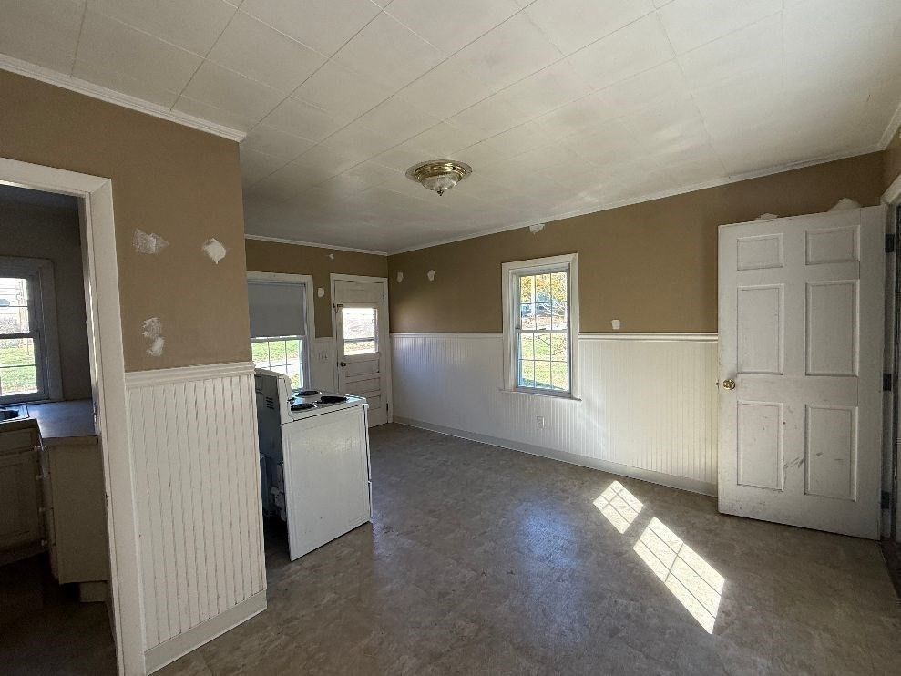 Empty room, Interior, Kitchen