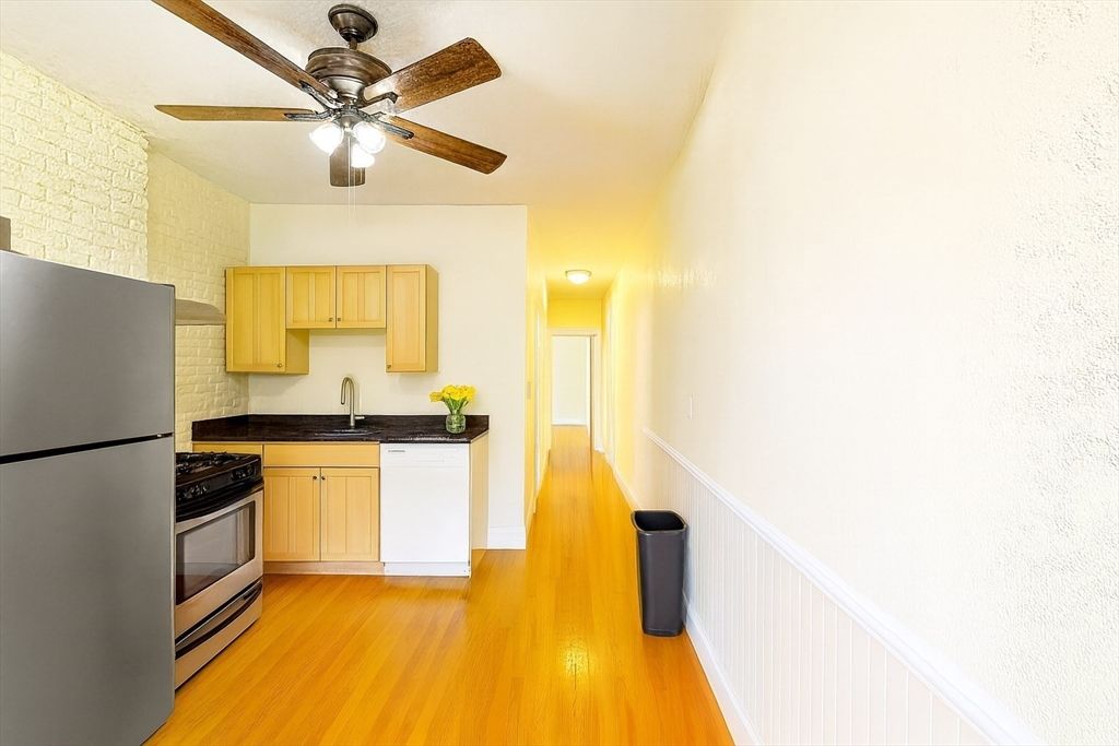 Interior, Kitchen, Wood Texture Flooring