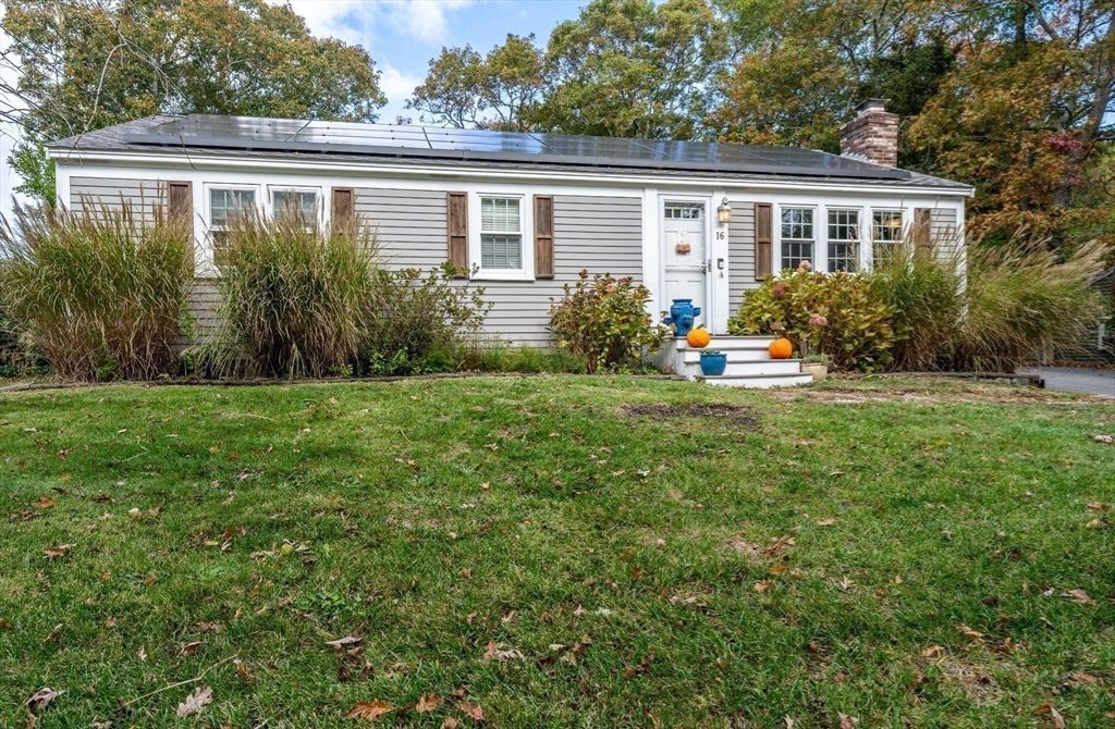 Backyard, Exterior, Facade, Solar Panels, Cape Cod