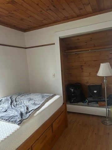 Bedroom, Interior, Wooden Ceilings, Wood Texture Flooring, Wooden Walls