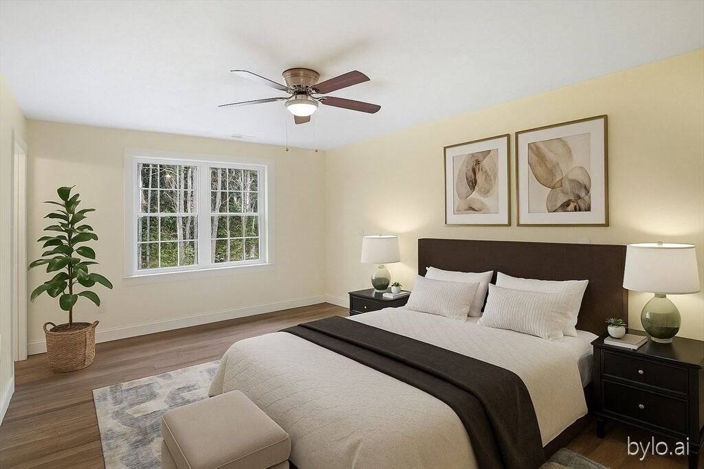 Bedroom, Interior, Wood Texture Flooring