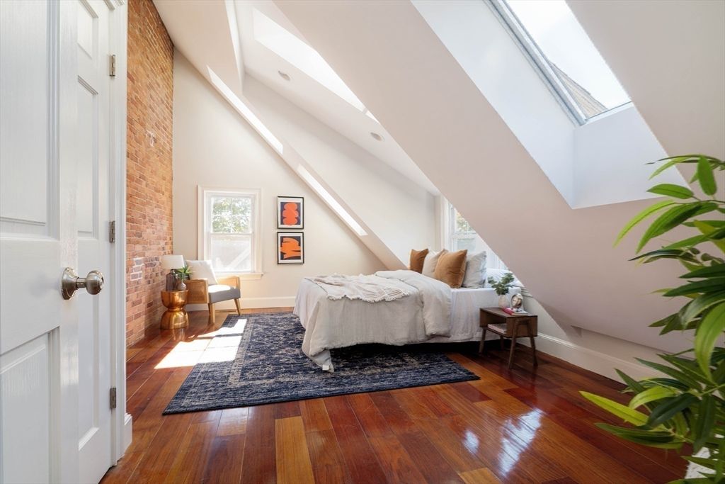 Bedroom, Interior, Wood Texture Flooring