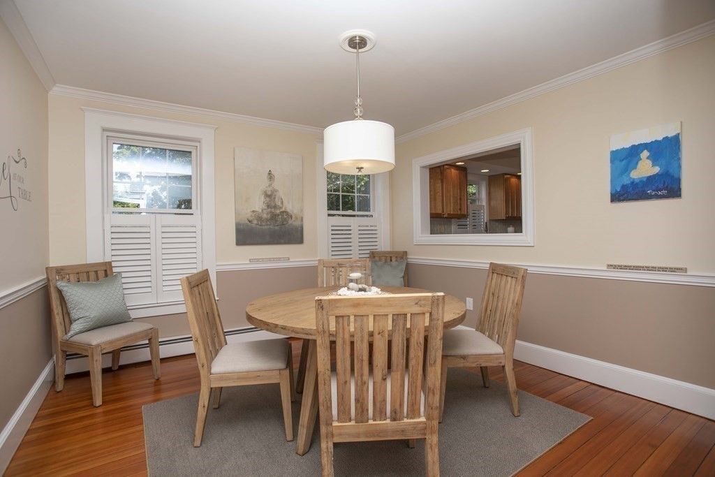 Dining room, Interior, Wood Texture Flooring