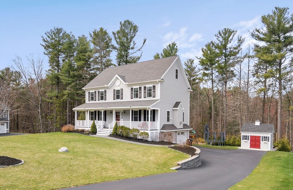 Attached, Backyard, Detached Garage, Exterior, Facade, Farmhouse