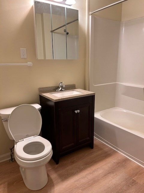 Bathroom, Interior, Wood Texture Flooring