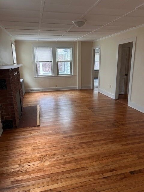 Empty room, Interior, Wood Texture Flooring