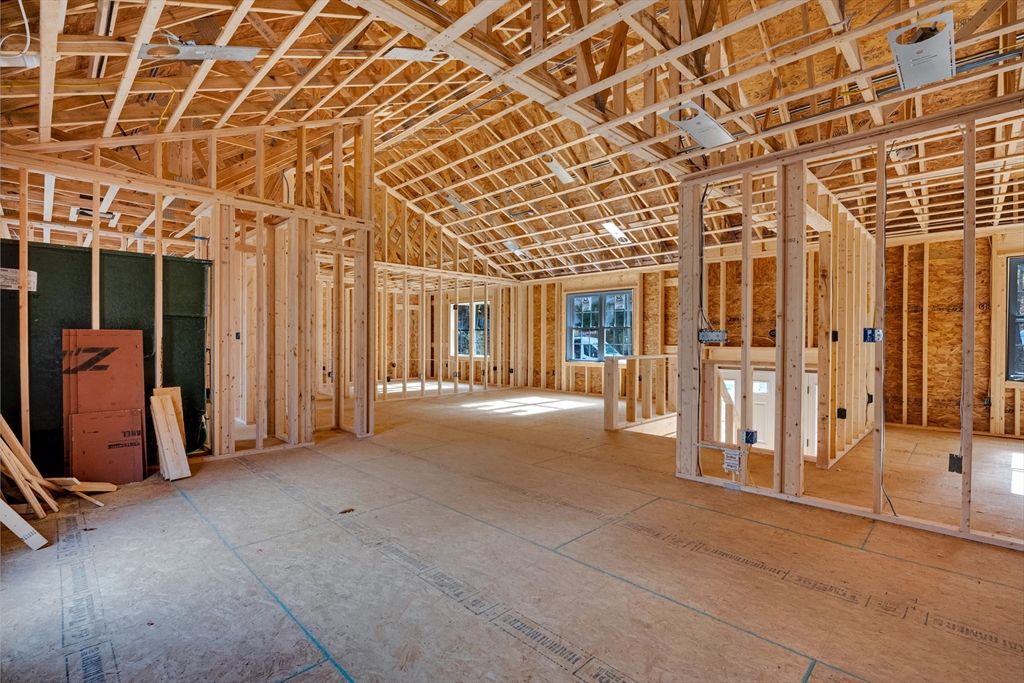 Empty room, Interior, Wooden Beams, Wooden Ceilings, Wooden Walls