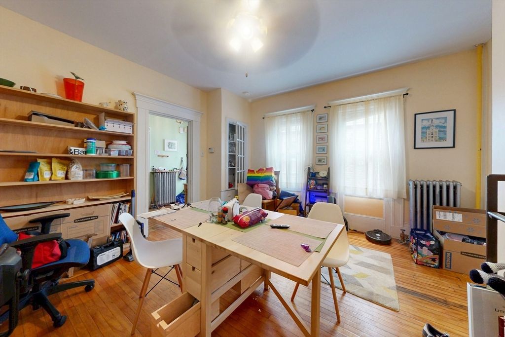 Home Office, Interior, Wood Texture Flooring