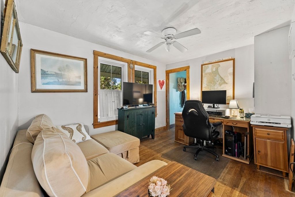 Home Office, Interior, Wood Texture Flooring