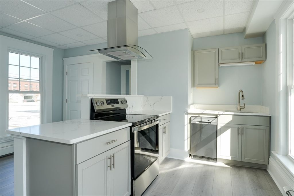 Interior, Kitchen, Wood Texture Flooring