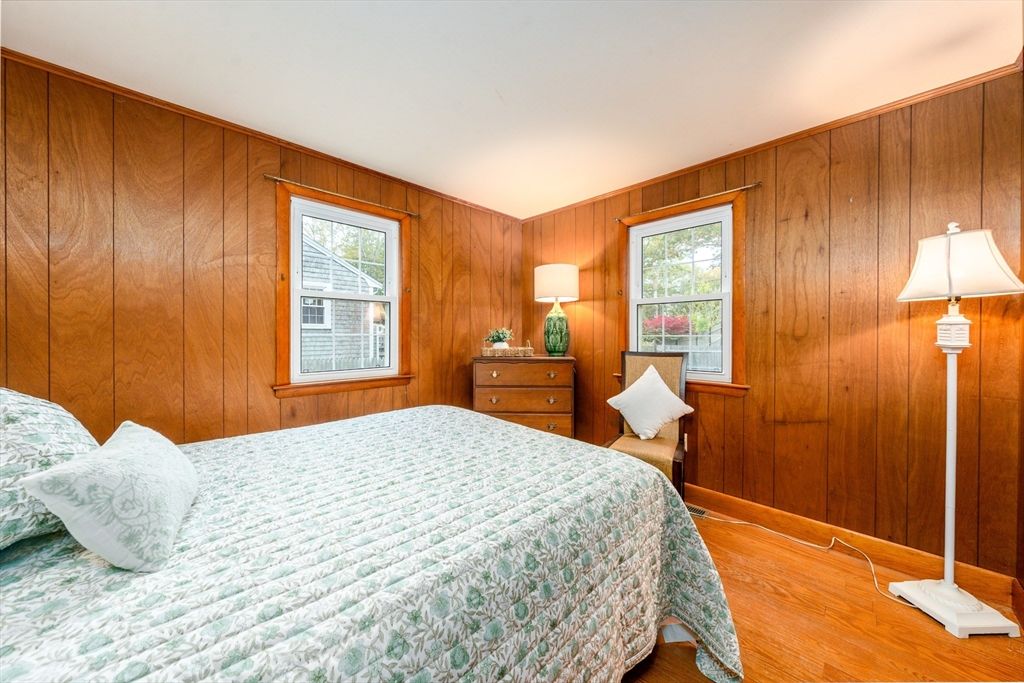 Bedroom, Interior, Wood Texture Flooring, Wooden Walls