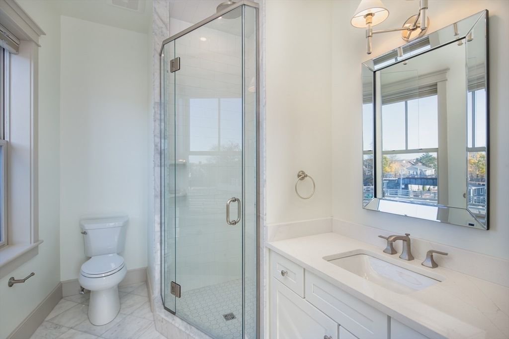 Bathroom, Glass Shower, Interior