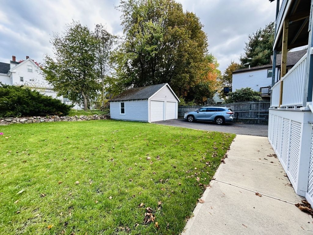 Backyard, Detached Garage, Exterior