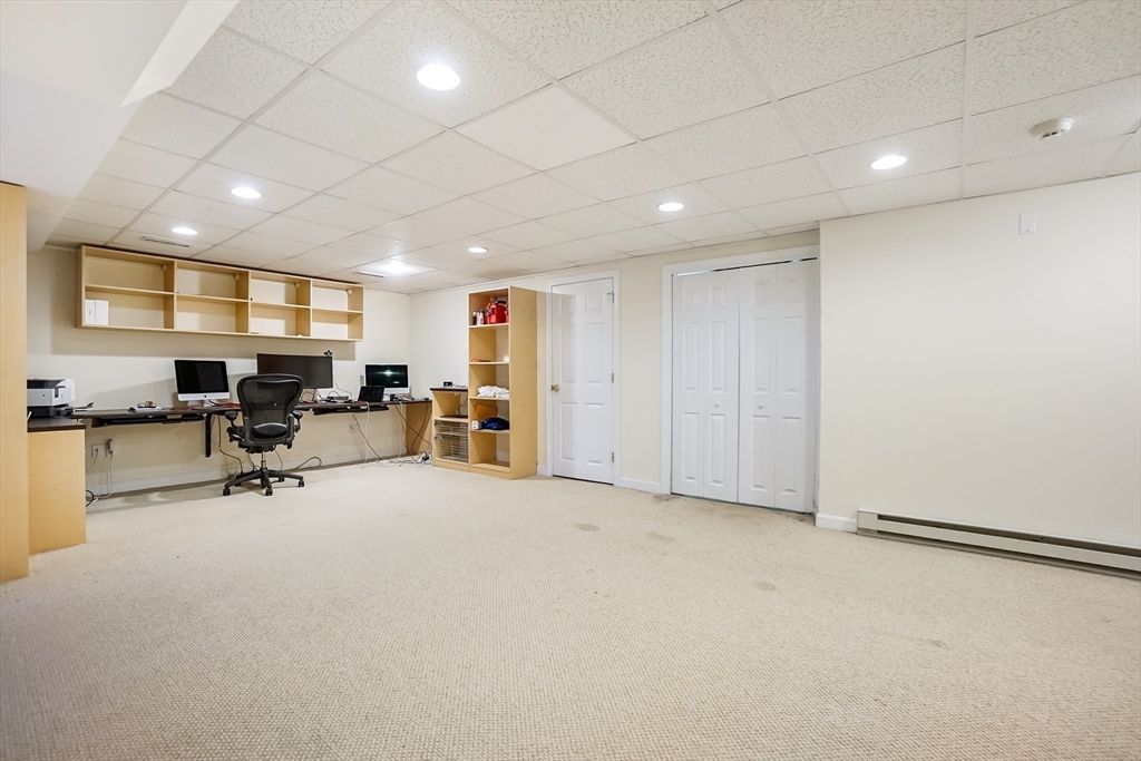 Home Office, Interior, Recessed Lighting