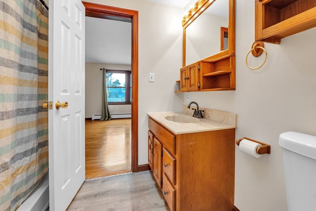 Bathroom, Interior, Wood Texture Flooring