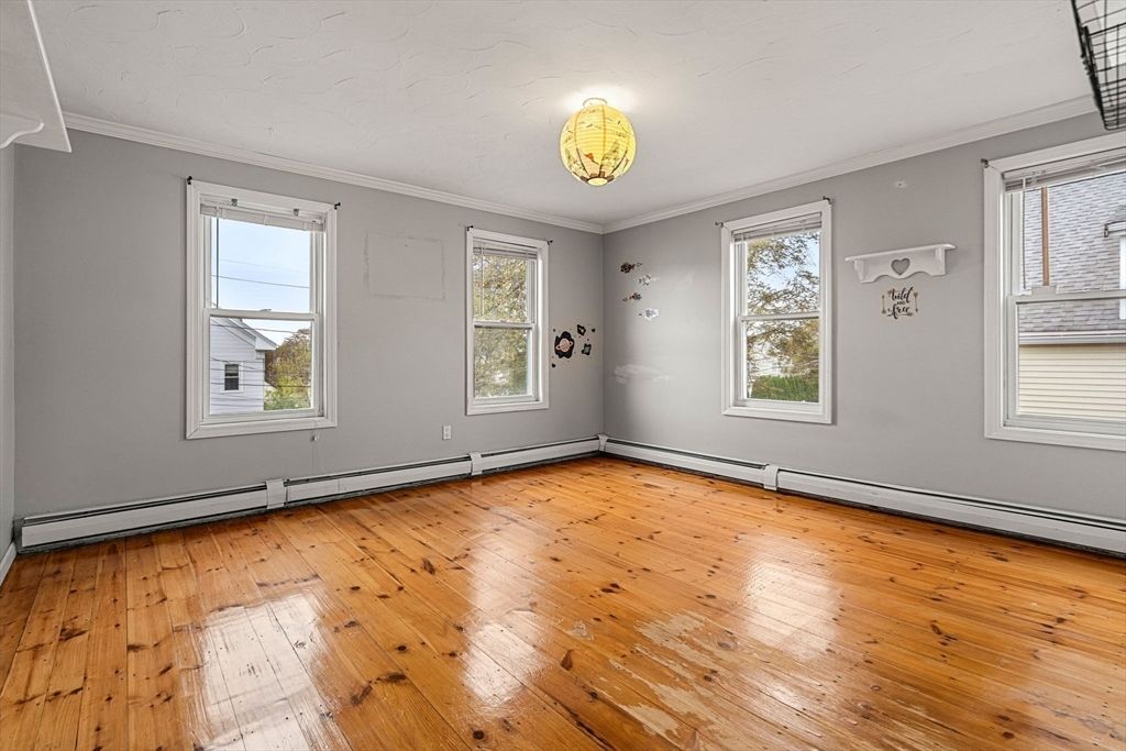 Empty room, Interior, Wood Texture Flooring