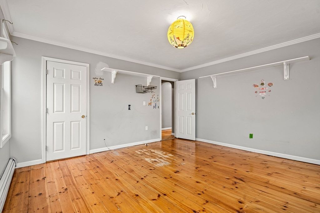 Empty room, Interior, Wood Texture Flooring