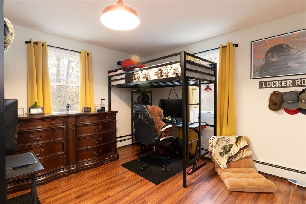 Home Office, Interior, Wood Texture Flooring