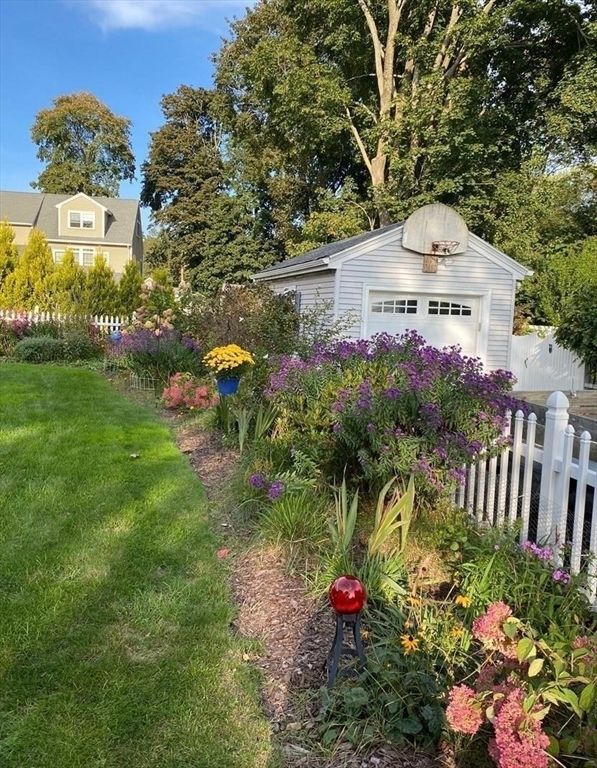 Backyard, Detached Garage, Exterior