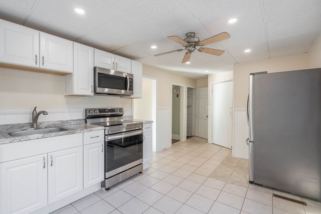 Interior, Kitchen, Recessed Lighting, Stainless Steel Appliances