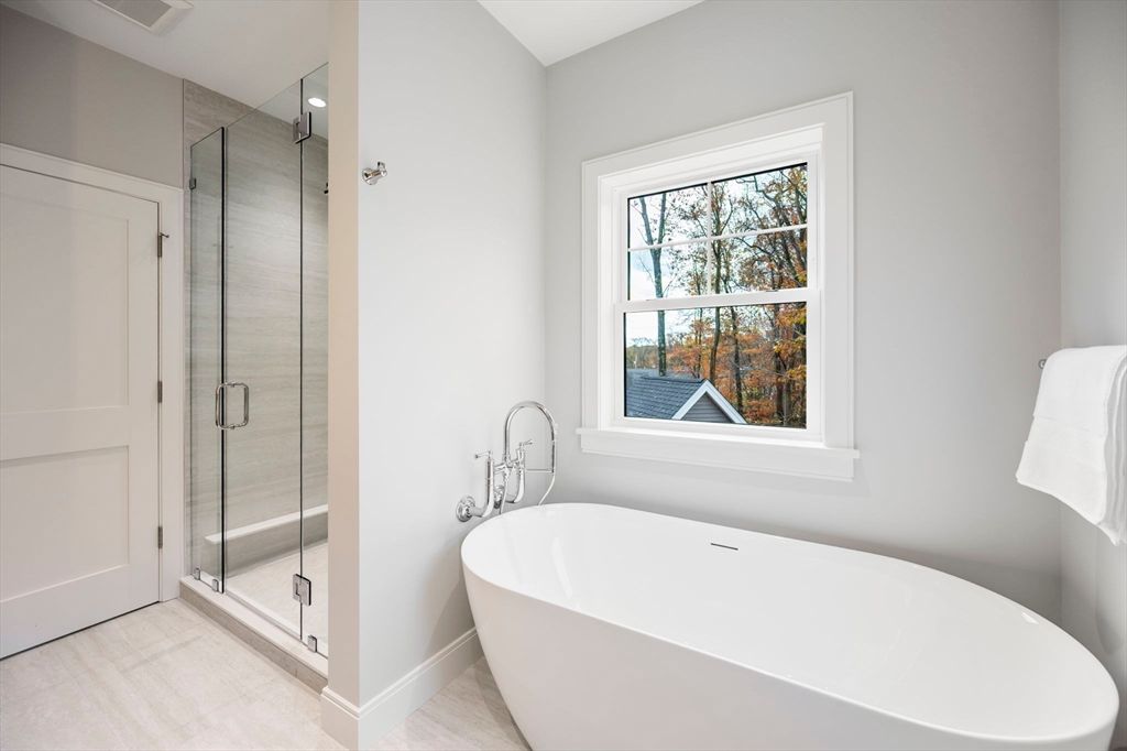 Bathroom, Free Standing Baths, Glass Shower, Interior