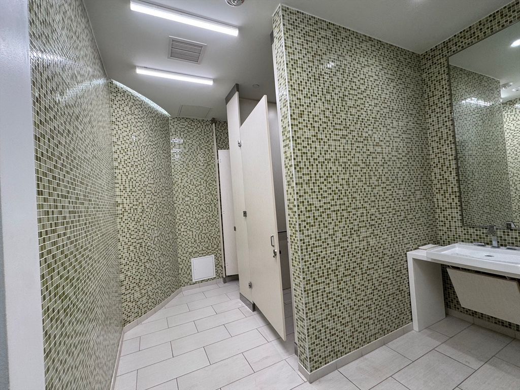 Bathroom, Interior, Recessed Lighting