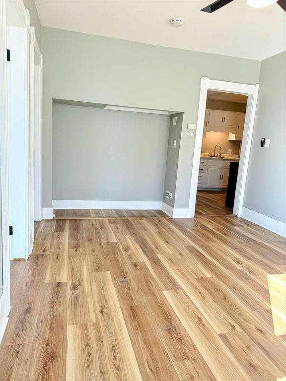 Empty room, Interior, Kitchen, Wood Texture Flooring
