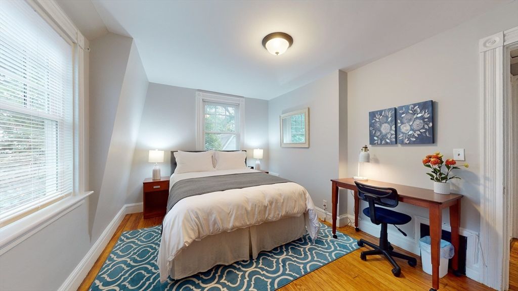 Bedroom, Home Office, Interior, Wood Texture Flooring