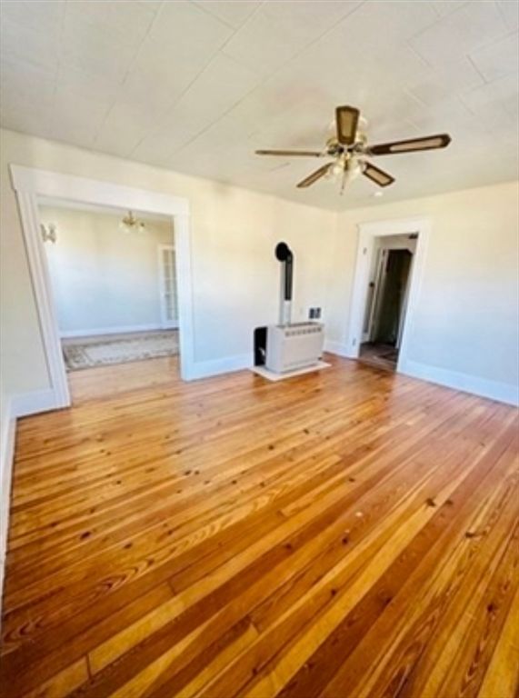 Empty room, Fireplace, Interior, Wood Texture Flooring